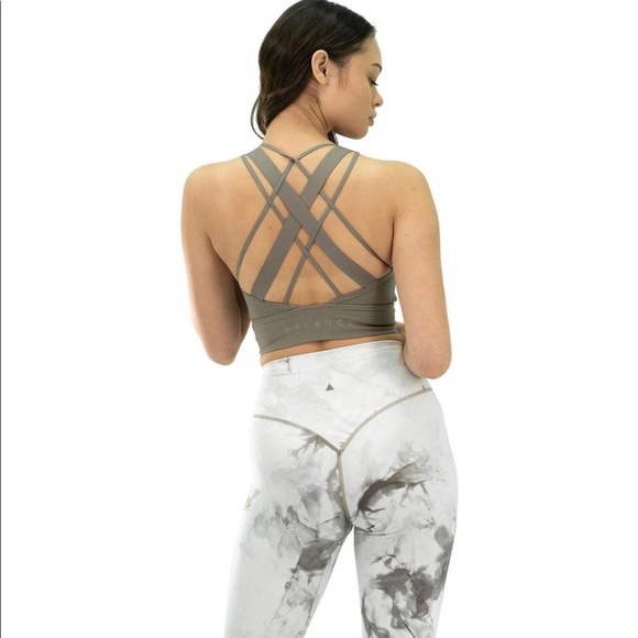 Balance Athletica Tops - Balance Athletica Oasis Aura Bra XS- Sea Salt